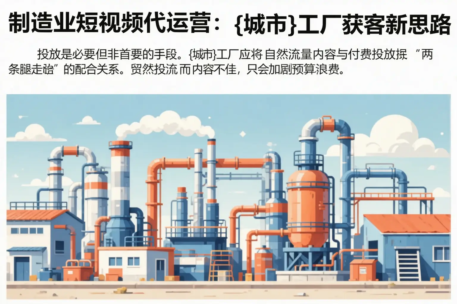 制造业短视频代运营:特克斯工厂获客新思路