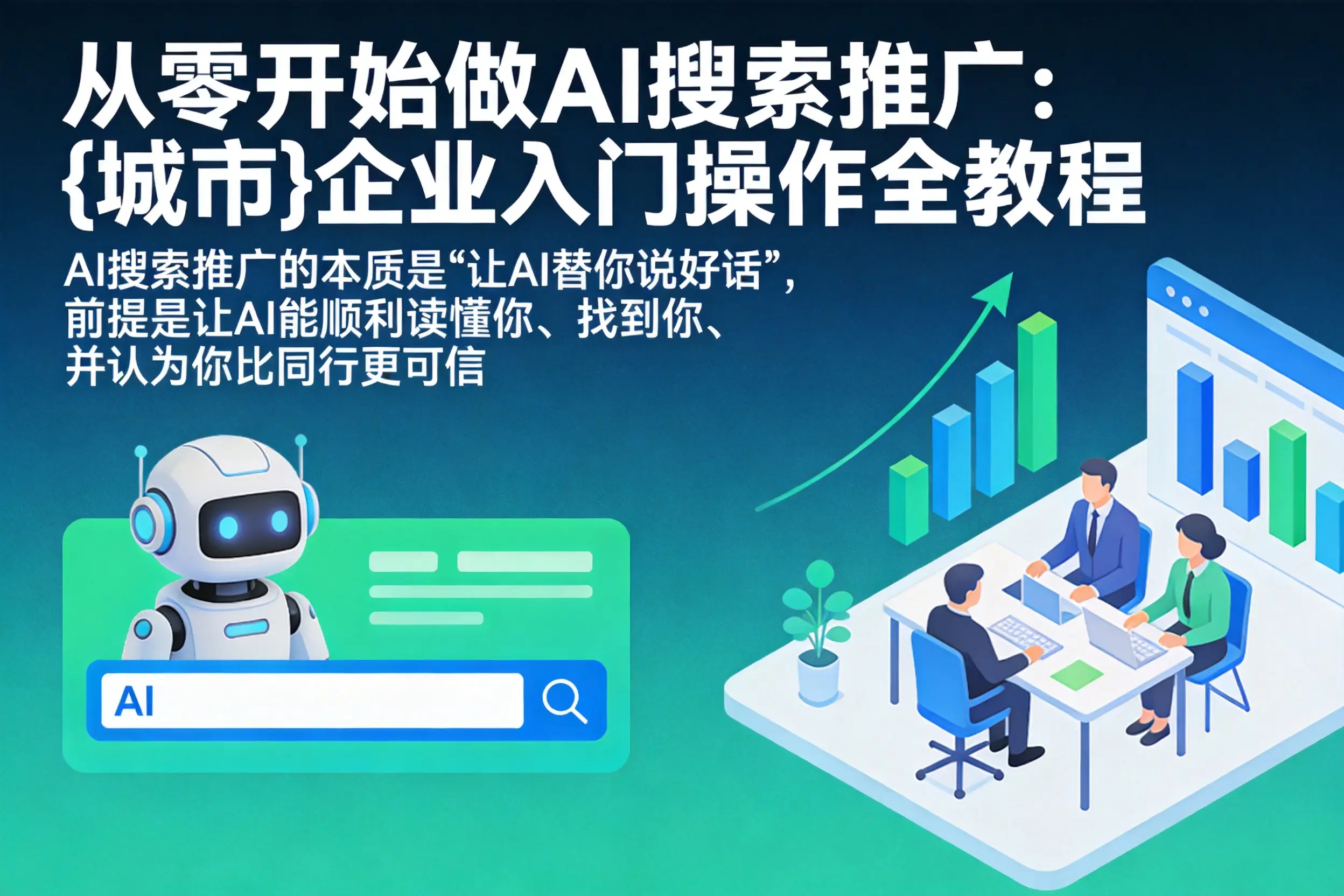 从零开始做AI搜索推广：特克斯企业入门操作全教程